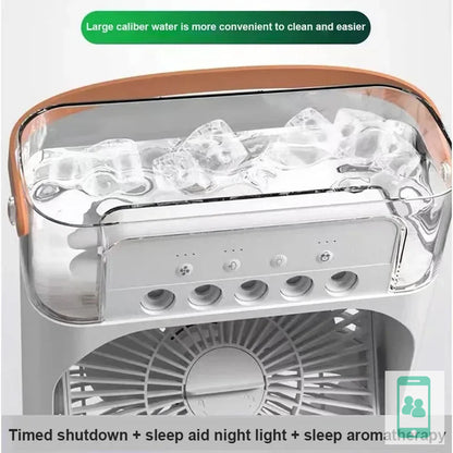FrostyAir Mini – Ventilador y Humidificador Portátil 2 en 1